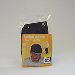 Gorro Pirata Negro - Tecido