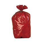 Saco rolo vermelho 50x50cm - 25unid.