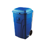 Contentor 120L com pedal - Cor Azul