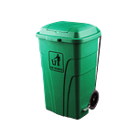 Contentor 120L com pedal - Cor Verde
