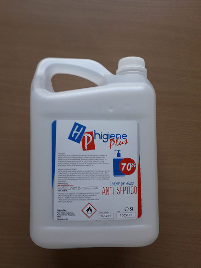 Gel Asséptico Hplus 70% - 5L